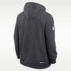 Sudadera con gorro sin cierre Nike Dri-FIT de la NFL para hombre Kansas City Chiefs Sideline Standard Issue