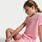 Skort Dri-FIT de tiro alto para niña talla grande Nike One