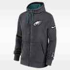Philadelphia Eagles Playbook Page Club Men's Nike NFL Full-Zip Hoodie