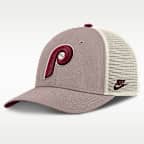 Philadelphia Phillies Cooperstown Rise Men's Nike MLB Adjustable Trucker Hat
