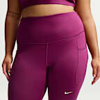 Nike One Women's High-Waisted 7/8 Leggings with Pockets (Plus Size)