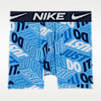 Nike Dri-FIT Essentials Big Kids' Printed Boxer Briefs (3-Pack)