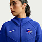 Paris Saint-Germain Tech Fleece Windrunner Women's Nike Football Full-Zip Hoodie
