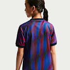 Paris Saint-Germain Deplasman Nike Dri-FIT Maç Öncesi Genç Çocuk Futbol Üstü