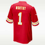 Jersey de fútbol americano Game para hombre NFL Kansas City Chiefs (JuJu Smith-Schuster)