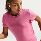 Camisola de running de manga curta Dri-FIT Nike Tempo para mulher