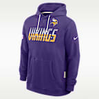 Sudadera con gorro sin cierre Nike Dri-FIT de la NFL para hombre Minnesota Vikings Sideline Standard Issue