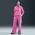 Pants de tiro alto de pierna amplia para mujer Nike Sportswear Phoenix Fleece