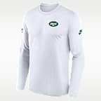 New York Jets Alt Legend Small Logo Men's Nike Dri-FIT NFL Long-Sleeve T-Shirt