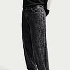 Jean noir Nike "Your Message Here" pour homme