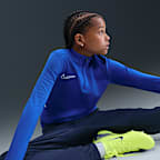 Maglia da calcio per allenamento Dri-FIT a manica lunga con zip a 1/4 Nike Academy – Ragazzo/a