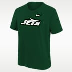 Playera Nike de la NFL para niños talla grande New York Jets Logo