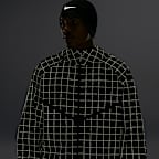 Nike Tech  Men's Loose Dri-FIT Shori Knit Full-Zip All-Over-Print Jacket