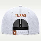 Gorra de rejilla universitaria Nike Dri-FIT ajustable para hombre Texas On-Field Rise Gameday