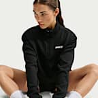 Nike Studio Fleece Sport Women's Dri-FIT 1/4-Zip Top