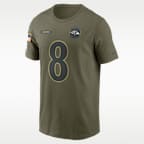 Lamar Jackson Baltimore Ravens Salute To Service Men’s Nike NFL T-Shirt