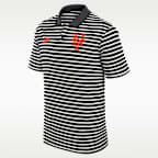New York Mets Cooperstown Striped Victory Men's Nike Dri-FIT MLB Polo