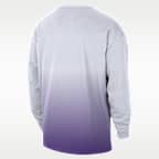 Los Angeles Lakers Courtside City Edition Men's Nike NBA Long-Sleeve Max90 T-Shirt