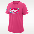 San Francisco 49ers Crucial Catch Women's Nike Dri-FIT NFL T-Shirt