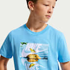 Playera para niños talla grande Nike Sportswear