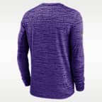 Minnesota Vikings Sideline Team Issue Velocity Men's Nike Dri-FIT NFL Long-Sleeve T-Shirt
