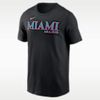 Miami Marlins City Connect Wordmark Men's Nike MLB T-Shirt