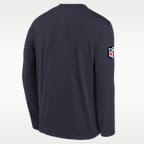 Chicago Bears Rivalries Collection Sideline Legend Big Kids' Nike Dri-FIT NFL Long-Sleeve T-Shirt
