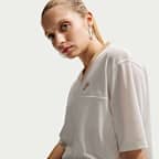 Nike Sportswear Women's Oversized Heritage Cropped Mesh Jersey