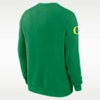 Oregon Sideline Club Men's Nike College Pullover Crew