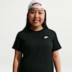 Playera para niños talla grande Nike Sportswear (talla amplia)