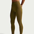 Damskie legginsy 7/8 z wysokim stanem bez przedniego szwu Nike Zenvy