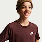 Playera para niños talla grande Nike Sportswear