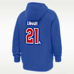 Sudadera con gorro sin cierre para hombre Dylan Larkin Nike USA Olympic Team 2026 "Gold Medal"