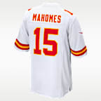 Jersey de juego Nike para hombre Patrick Mahomes Kansas City Chiefs
