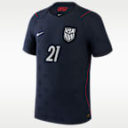 Timothy Weah USMNT 2026 Match Away Men's Nike Dri-FIT ADV Soccer Jersey