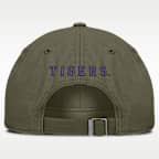 Gorra ajustable universitaria Nike para hombre LSU Primetime Club