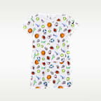 ナイキ スポーツウェア ベビー スポーツボール プリント ロンパー