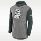 Michigan State Campus Legacy Men's Nike Dri-FIT College Long-Sleeve Hooded T-Shirt