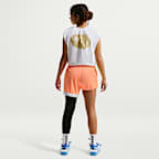 Shorts de básquetbol Dri-FIT para niños talla grande A'ja Wilson