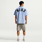 Nike Life Men's Short-Sleeve Button-Down Top