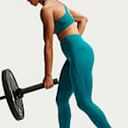 Nike Universa Women's High-Waisted Full-Length Leggings with No Front Seam