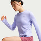 Nike Swift Women's Dri-FIT UV Long-Sleeve Crew-Neck Running Top