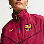 F.C. Barcelona Windrunner Women's Nike Football UV Woven Jacket