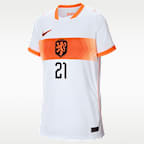 Frenkie de Jong Netherlands National Team 2026 Stadium Away Big Kids' Nike Dri-FIT Soccer Jersey