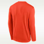 Auburn Courtside Basketball Shootaround Legend Men's Nike Dri-FIT College Long-Sleeve T-Shirt