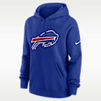 Sudadera con gorro sin cierre Nike de la NFL para mujer Buffalo Bills Club