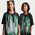 Playera de manga corta para niños talla grande Boston Celtics Nike Edge 26