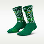 Nike Little Kids' Dri-FIT Holiday Elite Crew Socks
