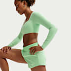 Nike One Women's Dri-FIT Mid-Rise 8cm (approx.) Brief-Lined Shorts