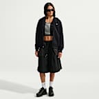 Nike Studio Fleece Medium Weight dameshoodie met rits over de hele lengte